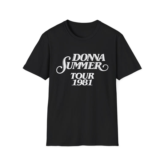 Donna Summer Tour 1981 Maglietta Leggera
