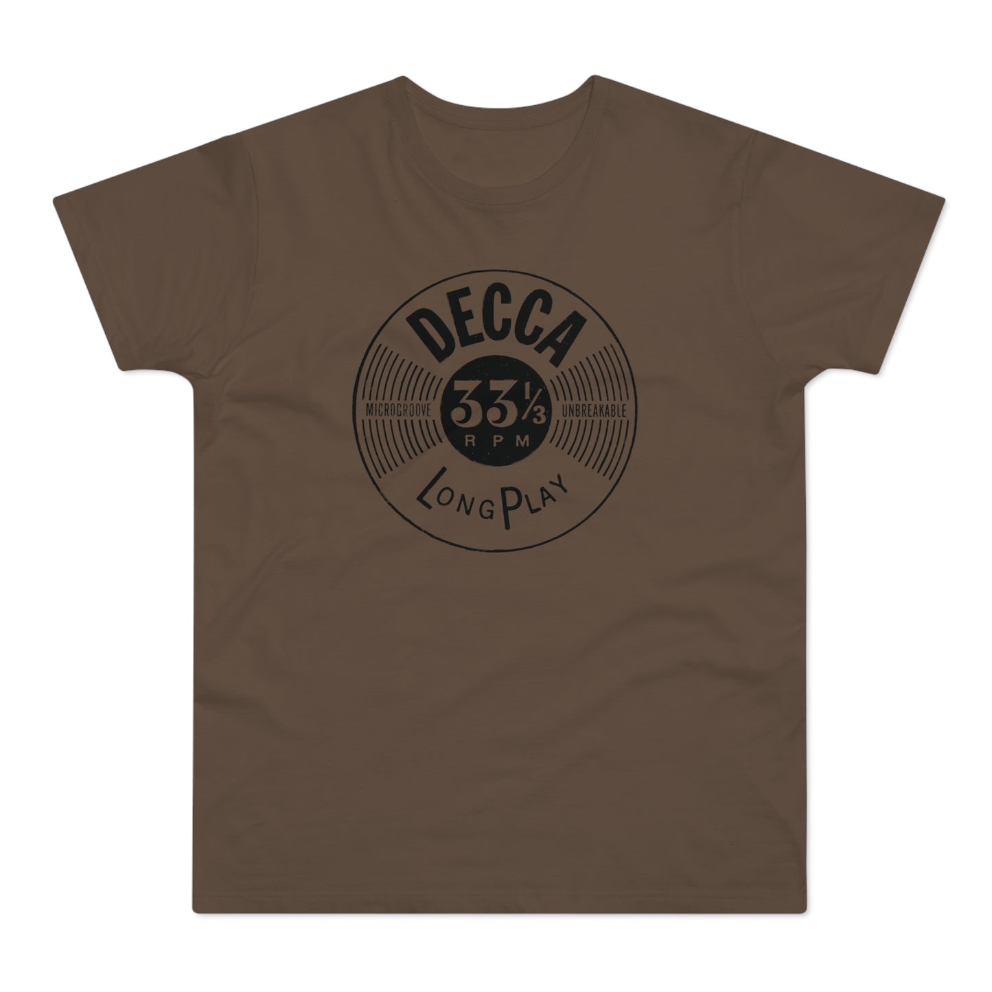 Decca Records Long Play Maglietta Peso Medio