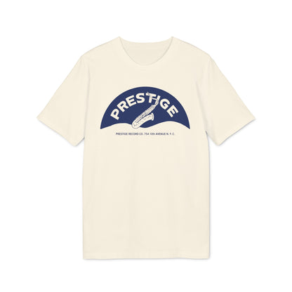 Prestige Records Maglietta in Cotone Biologico Saxophone Design