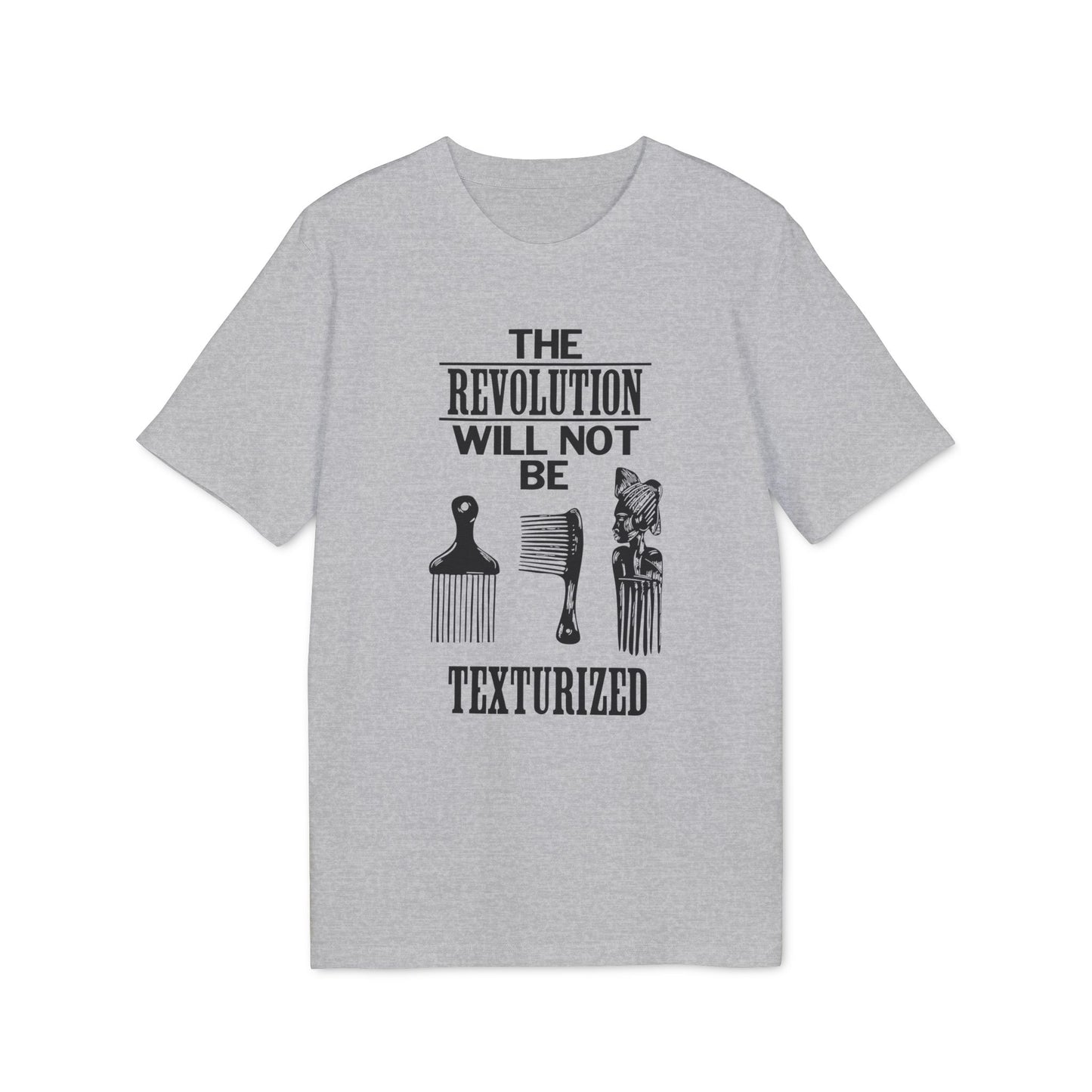 Revolution Will Not Be Texturised Maglietta in Cotone Biologico