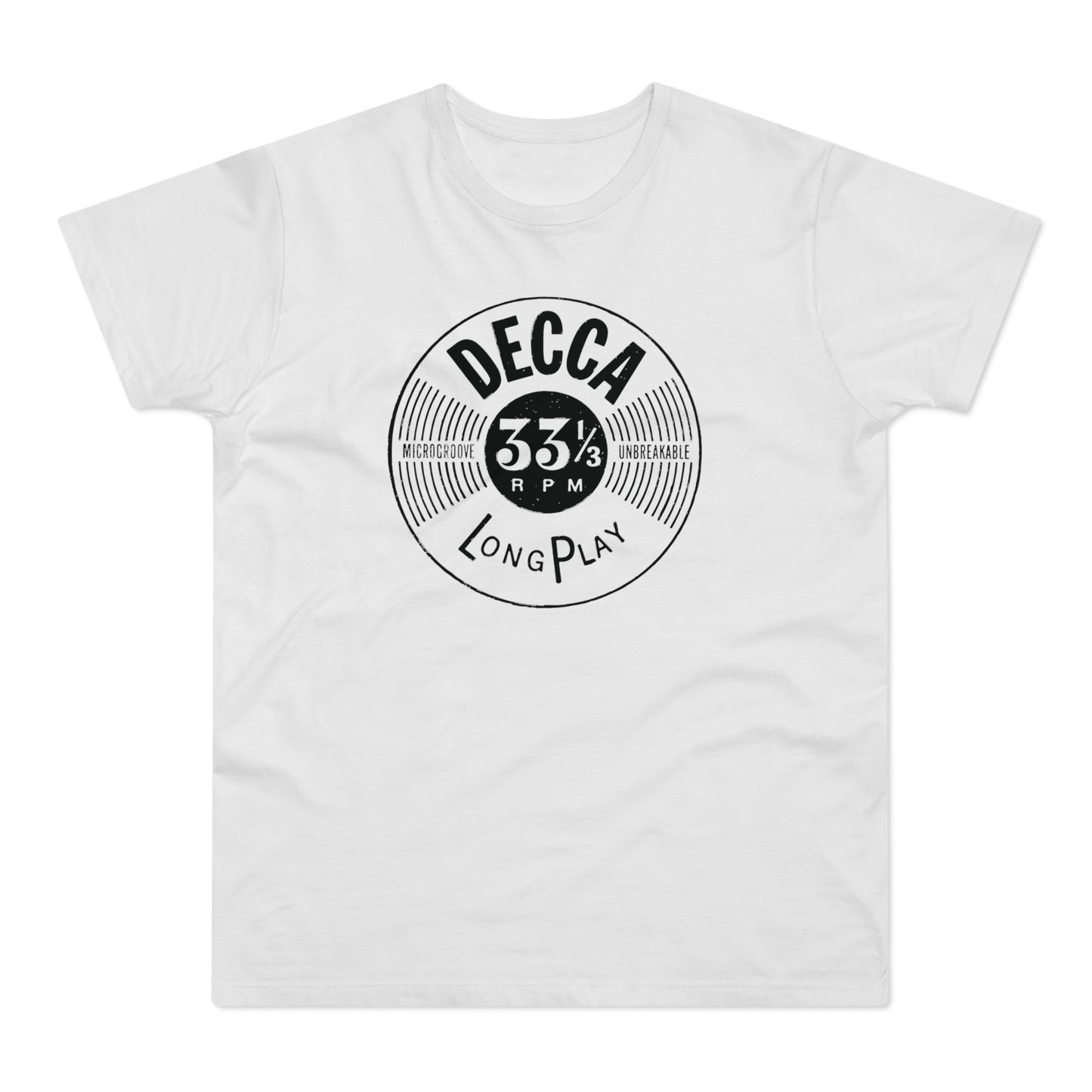 Decca Records Long Play Maglietta Peso Medio
