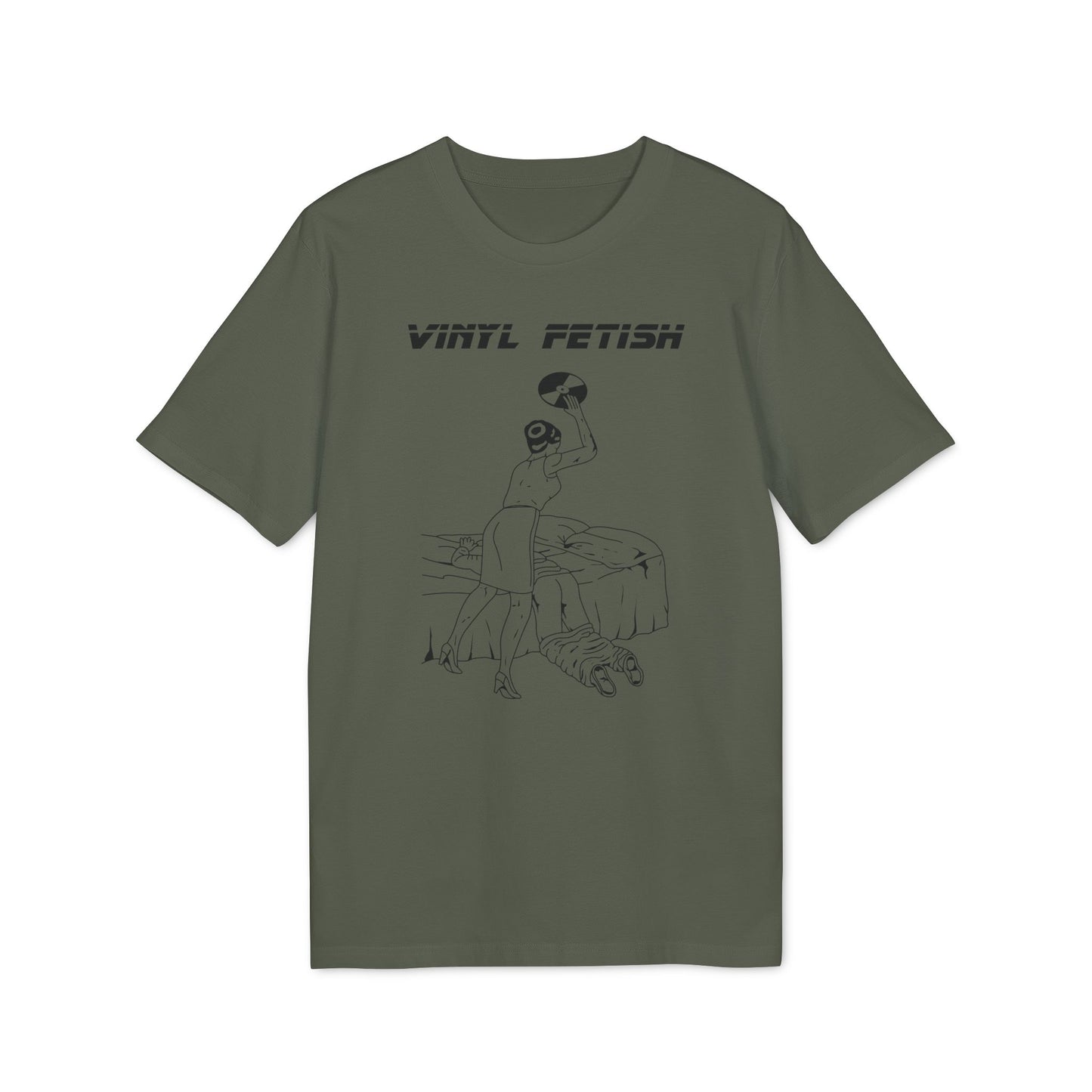 Vinyl Fetish Maglietta in Cotone Biologico