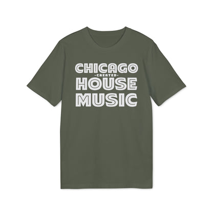 Chicago Created House Music Maglietta in Cotone Biologico
