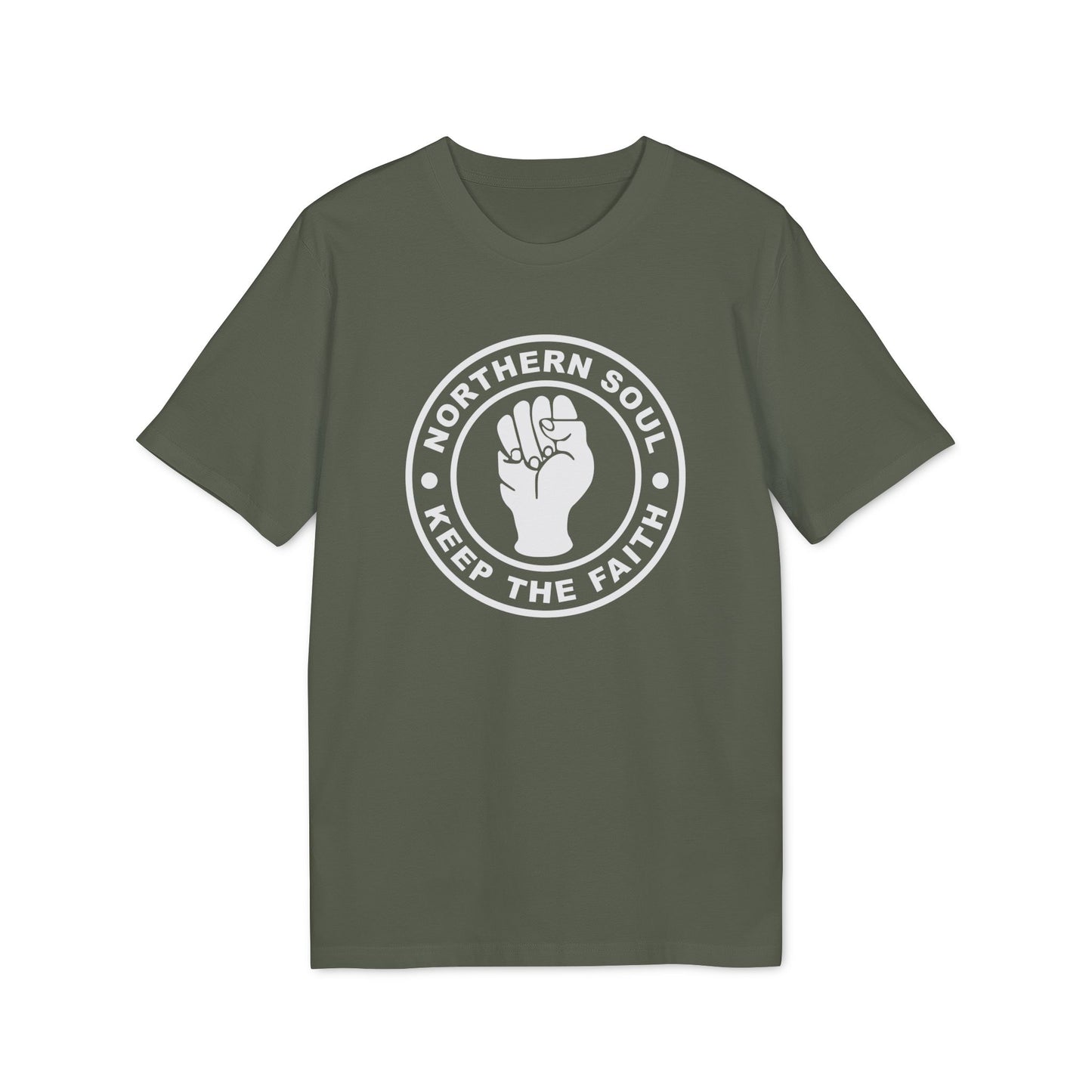 Northern Soul Keep The Faith Maglietta in Cotone Biologico