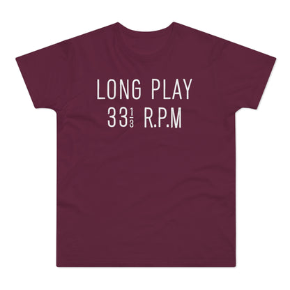 Long Play 33 1/3 RPM Maglietta Peso Medio