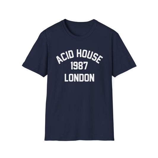 London 1987 Acid House T Shirt (S) - DEADSTOCK - ULTIMO PEZZO - 50% DI SCONTO