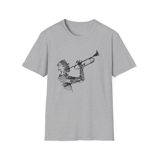 Jazz Trumpet Guy T Shirt (2XL) - DEADSTOCK - ULTIMO PEZZO - 50% DI SCONTO