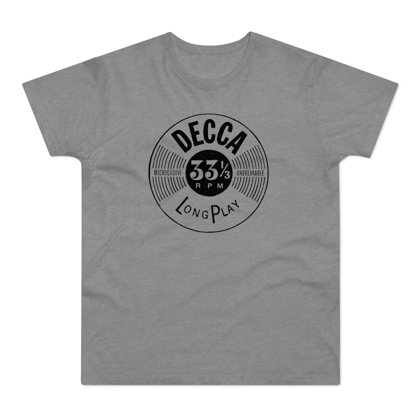 Decca Records Long Play Maglietta Peso Medio