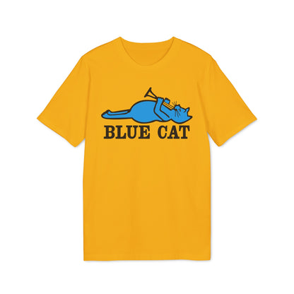 Blue Cat Records Maglietta in Cotone Biologico