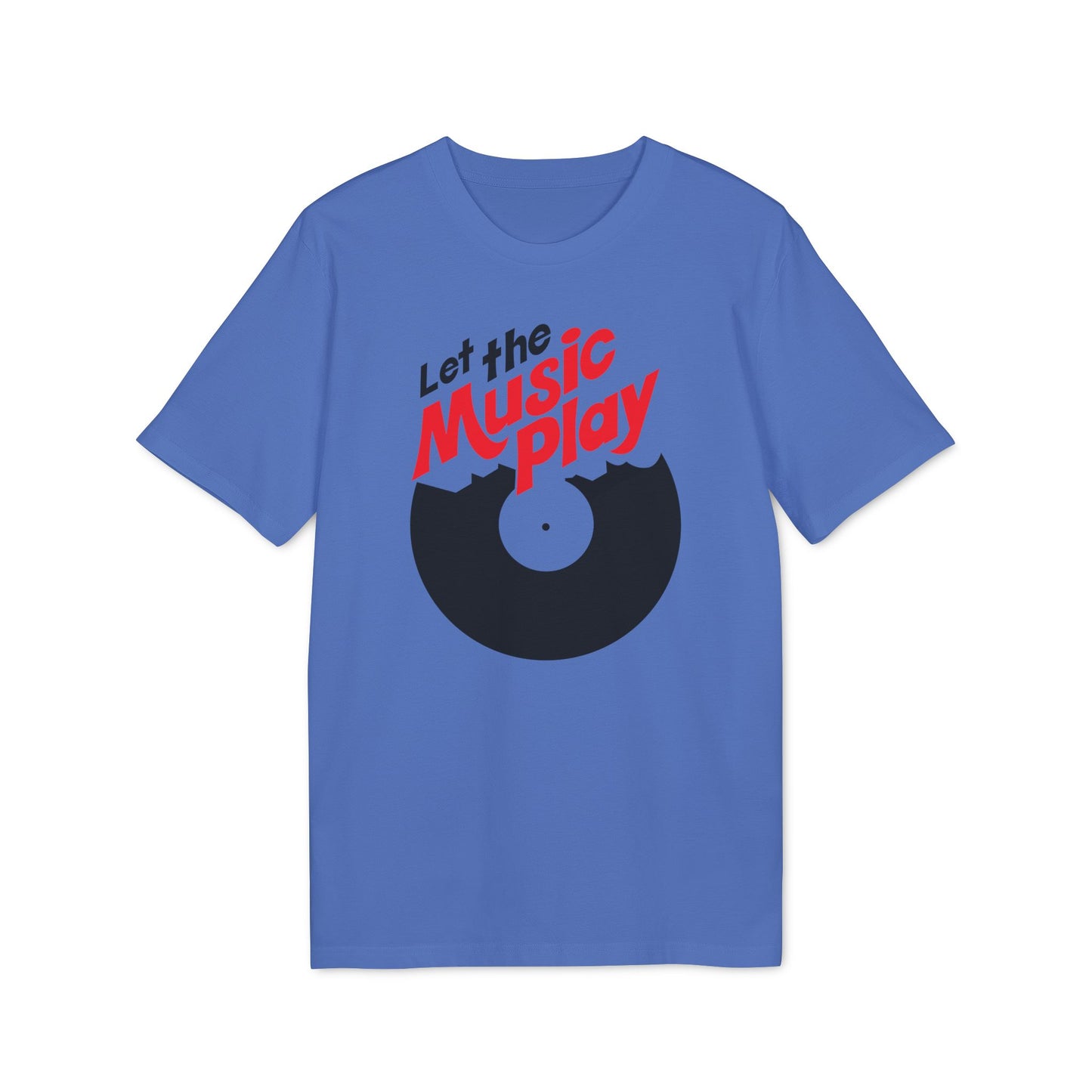 Let The Music Play Maglietta in Cotone Biologico