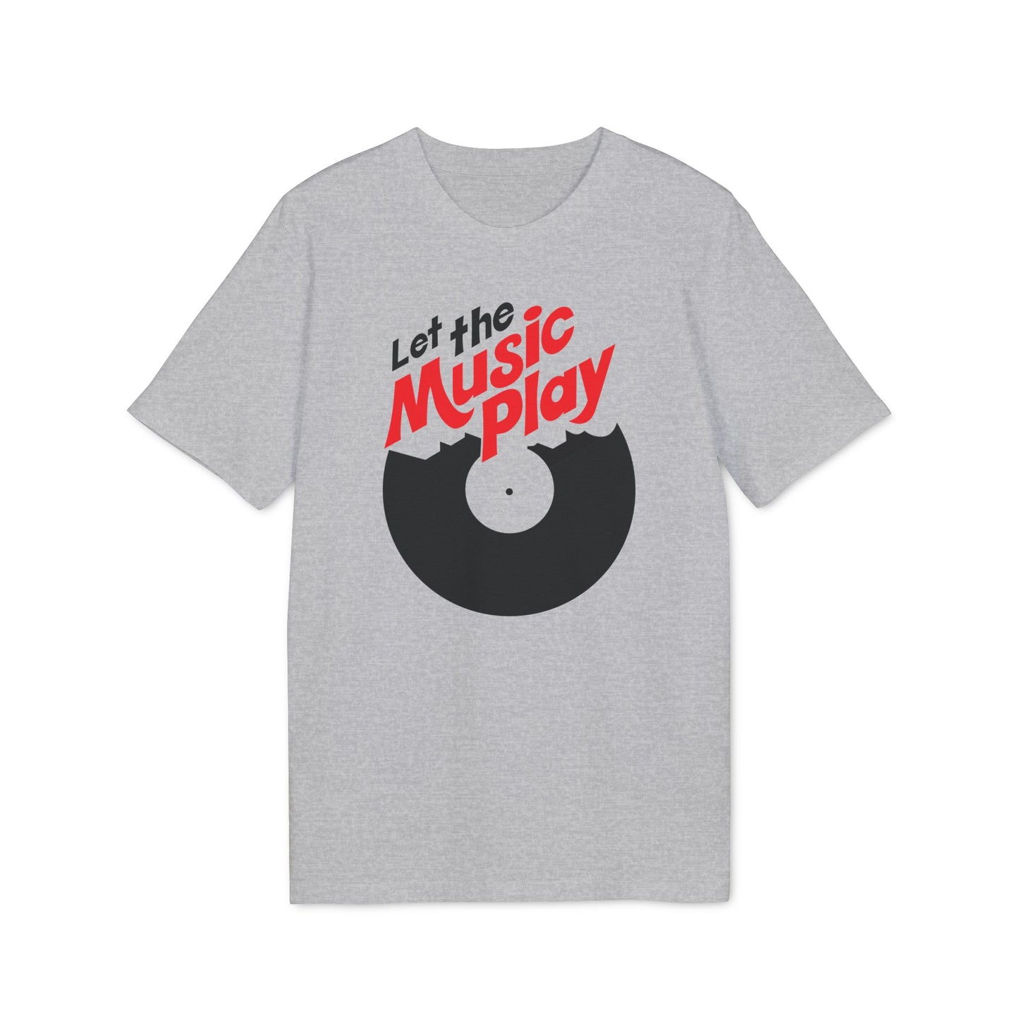 Let The Music Play Maglietta in Cotone Biologico