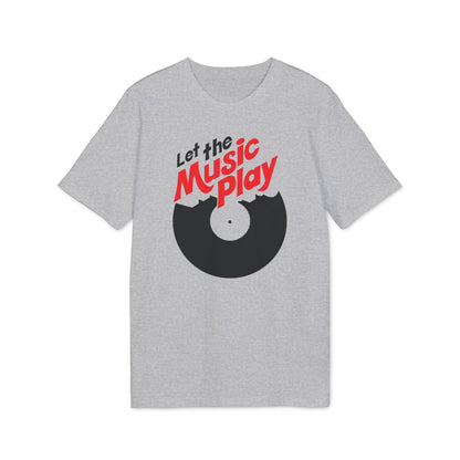 Let The Music Play Maglietta in Cotone Biologico
