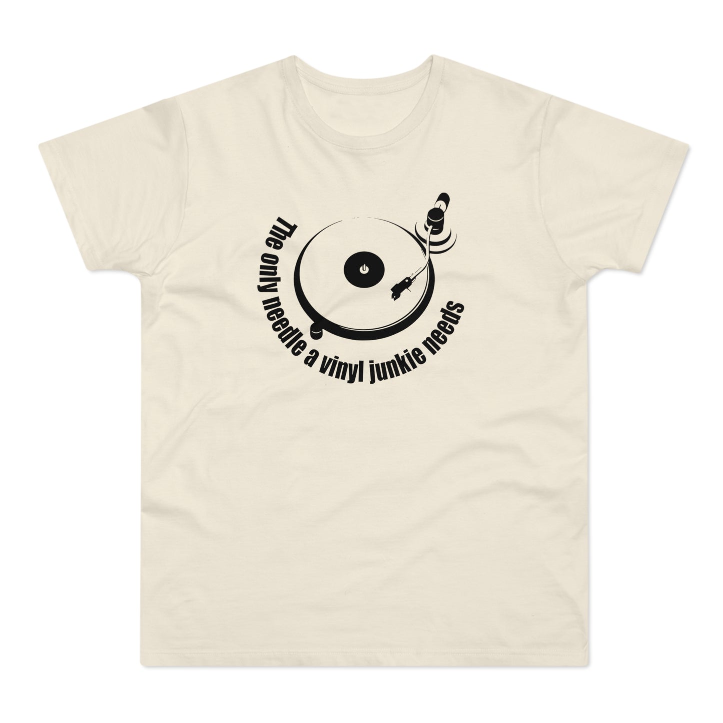 The Only Needle A Vinyl Junkie Needs Maglietta Peso Medio