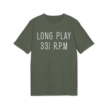 Long Play 33 1/3 RPM Maglietta in Cotone Biologico