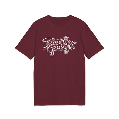 Paradise Garage Maglietta in Cotone Biologico  Distressed Print