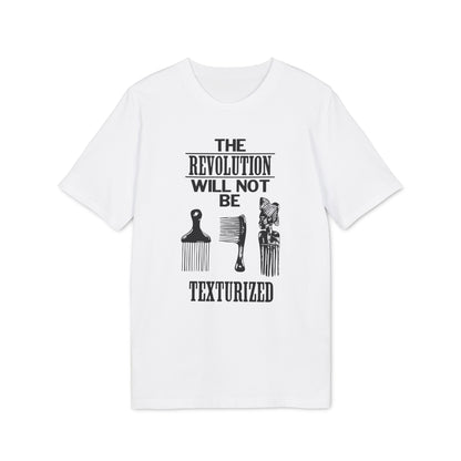 Revolution Will Not Be Texturised Maglietta in Cotone Biologico