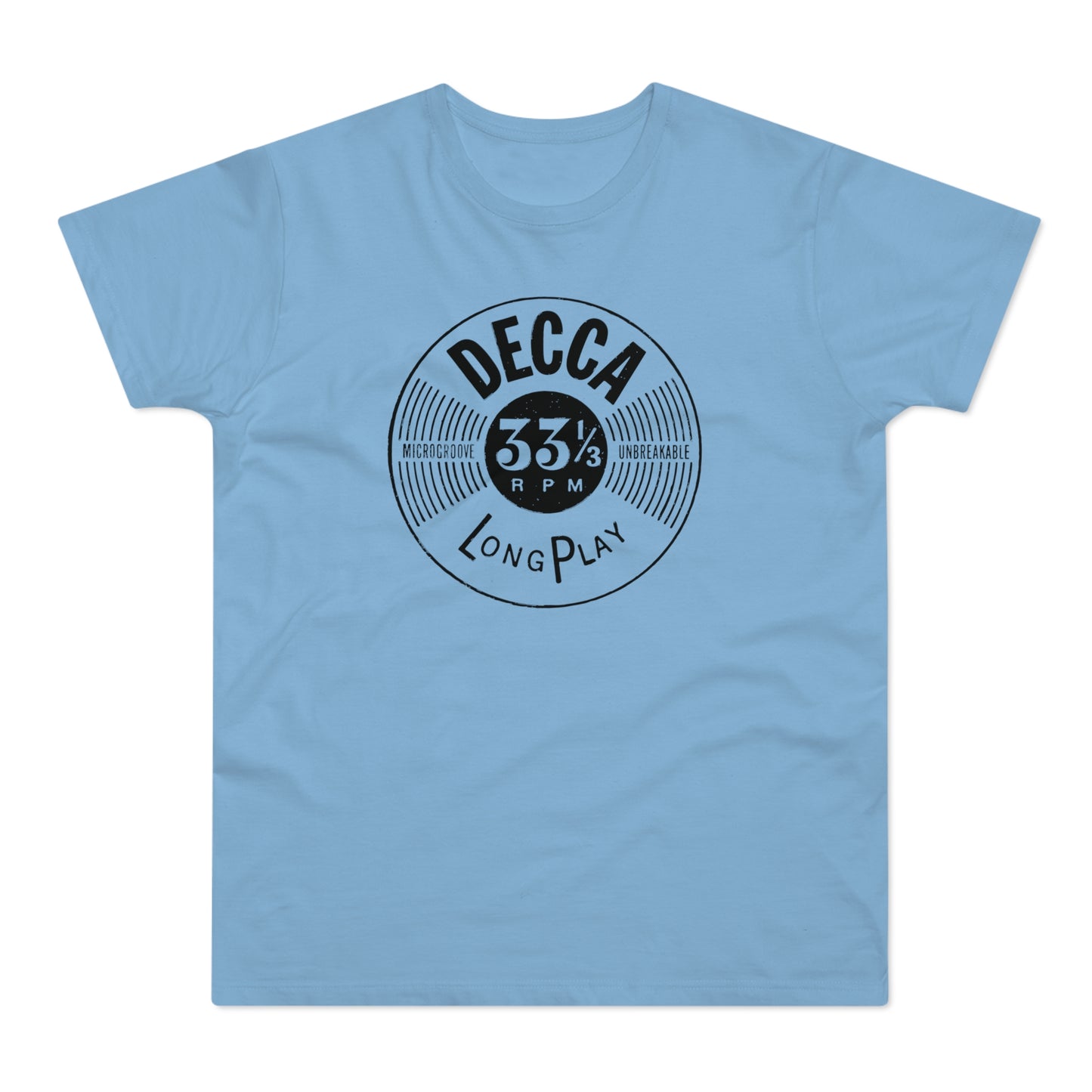 Decca Records Long Play Maglietta Peso Medio