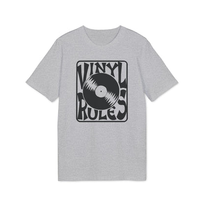 Vinyl Rules Maglietta in Cotone Biologico
