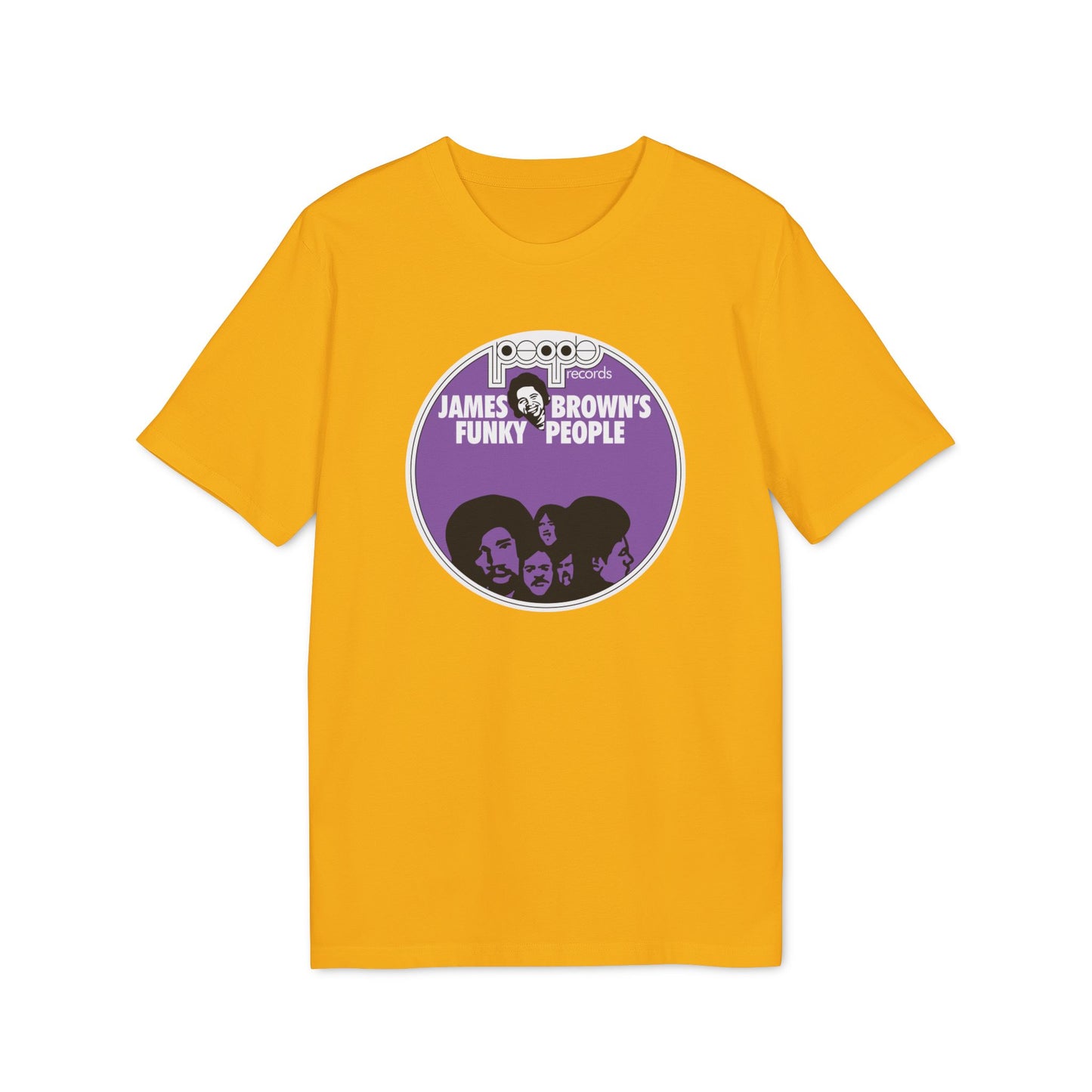 James Brown Funky People Maglietta in Cotone Biologico