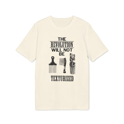 Revolution Will Not Be Texturised Maglietta in Cotone Biologico