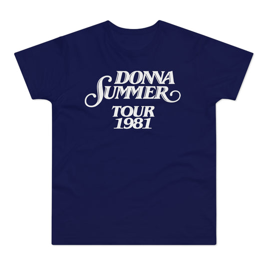Donna Summer Tour 1981 Maglietta Peso Medio