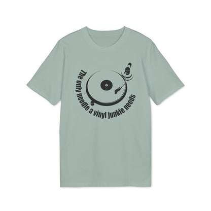 The Only Needle A Vinyl Junkie Needs Maglietta in Cotone Biologico