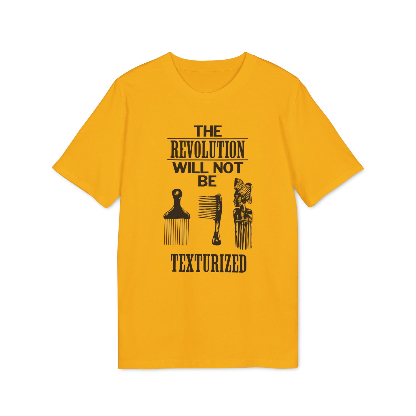 Revolution Will Not Be Texturised Maglietta in Cotone Biologico