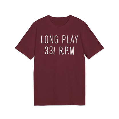 Long Play 33 1/3 RPM Maglietta in Cotone Biologico