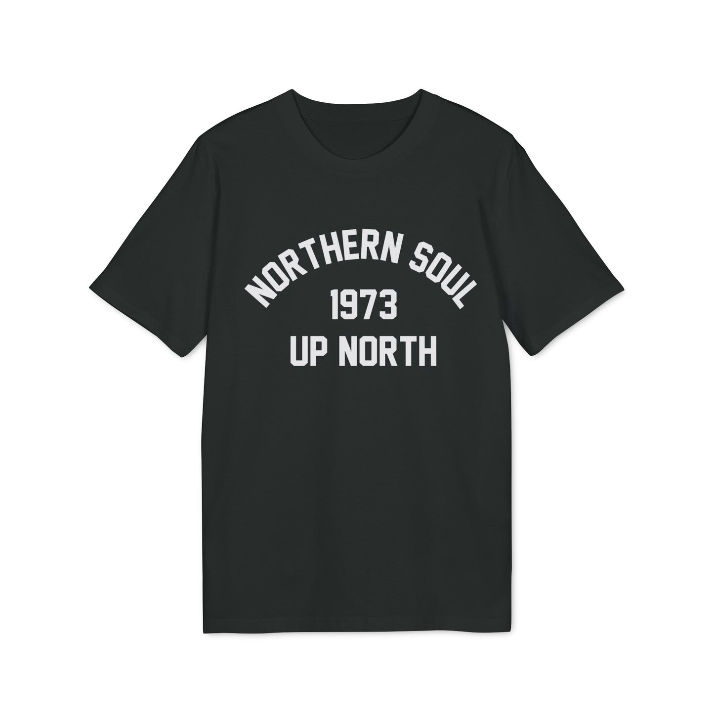 Northern Soul Up North 1973 Maglietta in Cotone Biologico