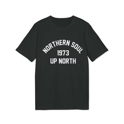 Northern Soul Up North 1973 Maglietta in Cotone Biologico