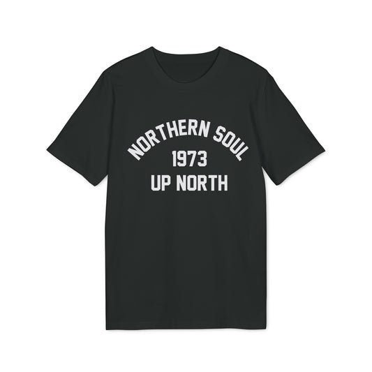 Northern Soul Up North 1973 Maglietta in Cotone Biologico