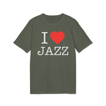 I Love Jazz Maglietta in Cotone Biologico