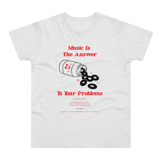 Music Is The Answer Maglietta Peso Medio