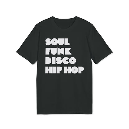 Soul Funk Disco Hip Hop Maglietta in Cotone Biologico