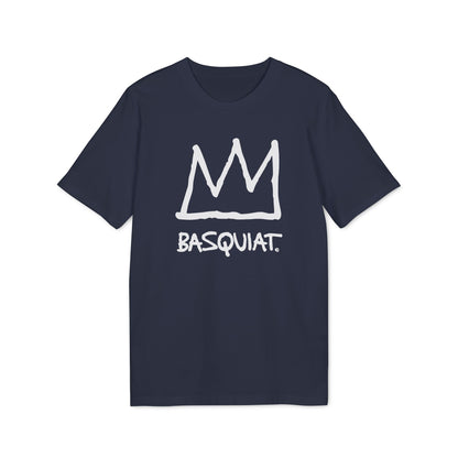 Jean Michel Basquiat Crown Logo Maglietta in Cotone Biologico