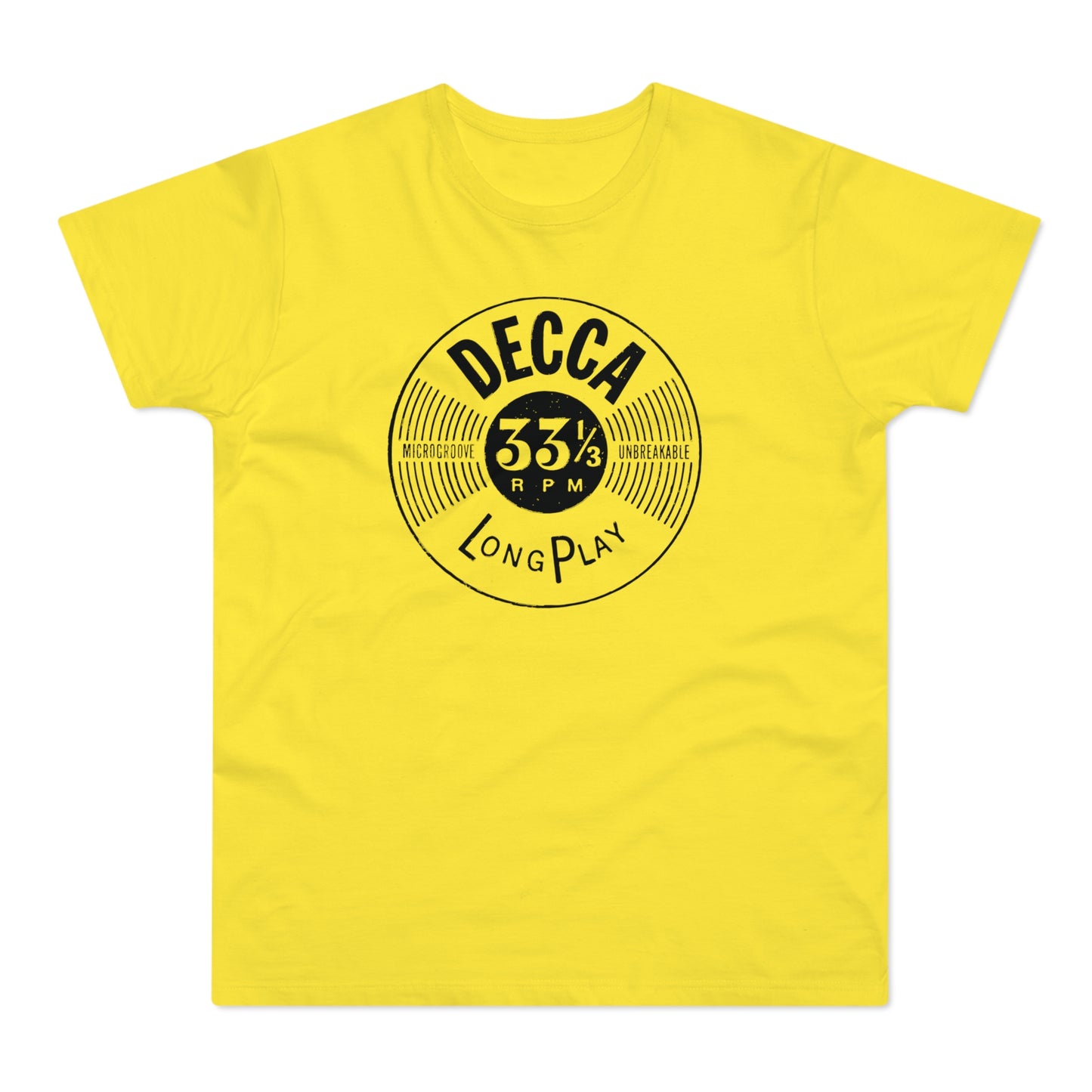 Decca Records Long Play Maglietta Peso Medio