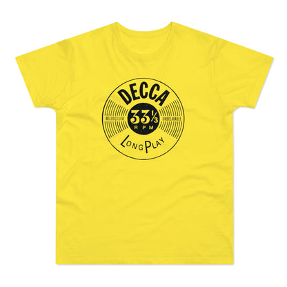Decca Records Long Play Maglietta Peso Medio