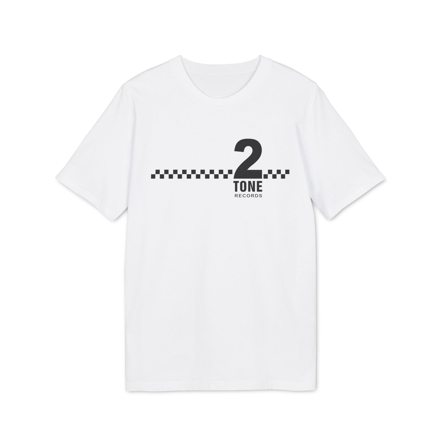 2 Tone Checks Maglietta in Cotone Biologico