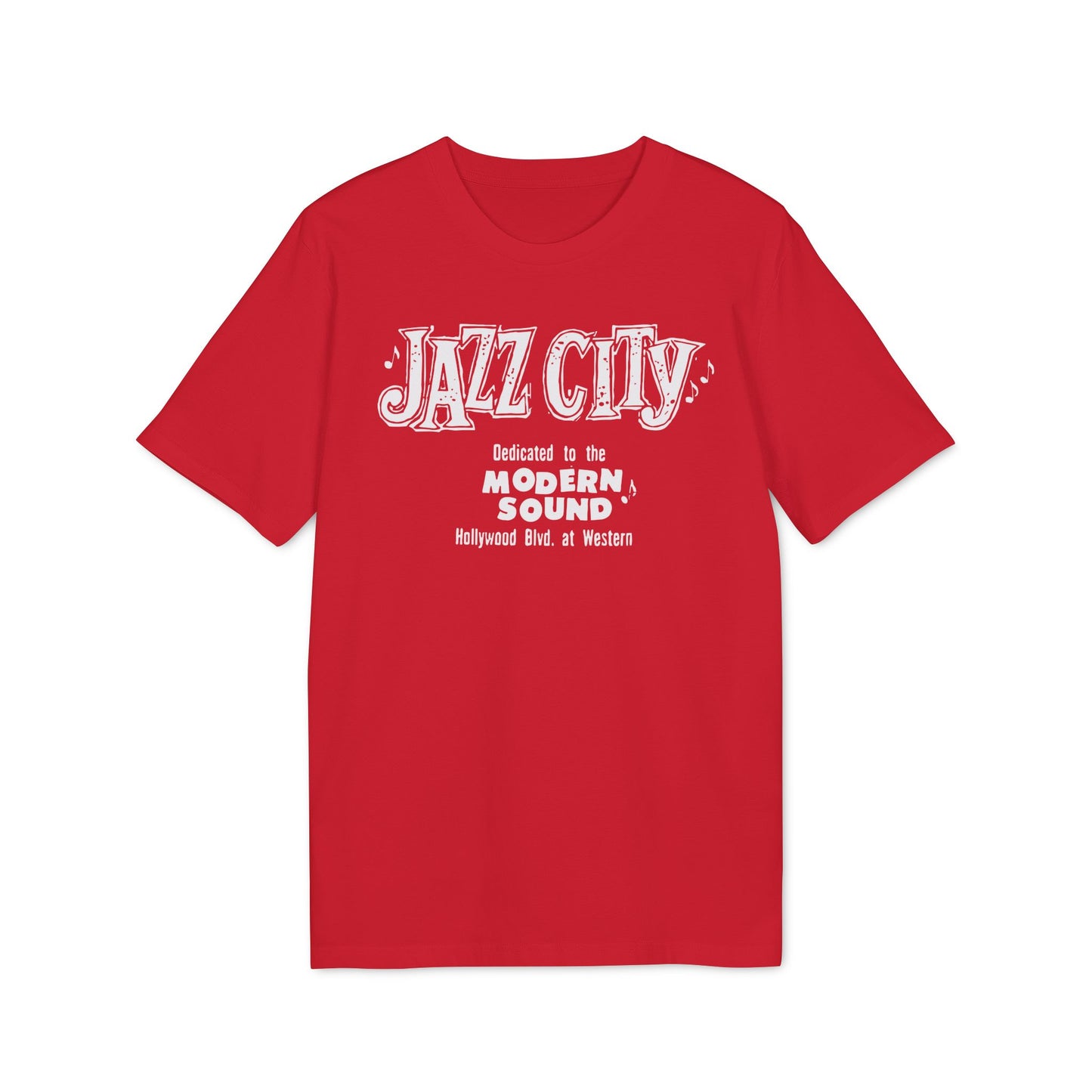 Jazz City Maglietta in Cotone Biologico LA Jazz Club