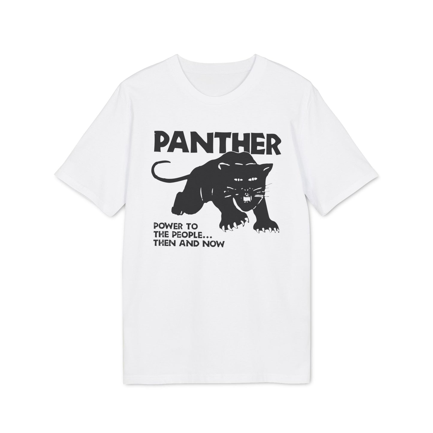 Black Panther Party Maglietta in Cotone Biologico